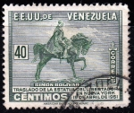 Sellos de America - Venezuela -  Estatua Simón Bolivar	