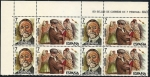 Stamps Spain -  Maestros de la Zarzuela  - Ruperto Chapi - La revoltosa