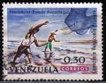 Sellos de America - Venezuela -  Conozca Venezuela. Pescadores	