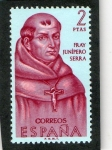 Sellos de Europa - Espa�a -  1530- FORJADORES DE AMERICA.  FRAY JUNÍPERO SERRA  (  1713- 1784 ).