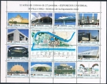 Stamps Spain -  EXPOSICIÓN UNIVERSAL DE SEVILLA EXPO 92. MINIPLIEGO 27 PTA