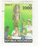 Stamps Indonesia -  Pelita VI (repetido)
