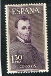 Stamps Spain -  1537- PERSONAJES ESPAÑOLES. CARDENAL BELLUGA Y MONCADA  ( 1662-1743 ).