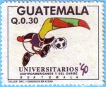 Sellos del Mundo : America : Guatemala : Juegos Universitarios Centroamericanos y del Caribe