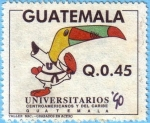 Sellos de America - Guatemala -  Juegos Universitarios Centroamericanos y del Caribe