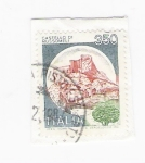 Stamps Italy -  Castello de Mussomeli (repetido)