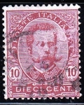 Stamps Italy -  Umberto I	