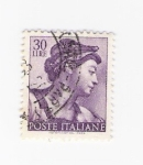 Stamps : Europe : Italy :  Mujer (repetido)