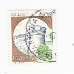 Sellos de Europa - Italia -  Castello di Rovereto (repetido)
