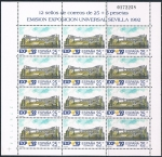 Stamps Spain -  EXPO UNIVERSAL DE SEVILLA EXPO 92. AUDITORIO