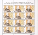 Stamps : Europe : Spain :  DIA DEL SELLO 1992. CONDE DE CAMPOMANES, POLÍTICO, JURISTA E HISTORIADOR