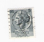 Stamps Italy -  Moneda de Siracusa (repetido)