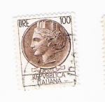 Sellos de Europa - Italia -  Moneda de Siracusa (repetido)