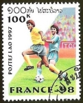 Stamps : Asia : China :  FRANCE 98 - FUTBOL