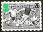 Stamps United Kingdom -  FOOTBALL LEGENDS - BOBBY MOORE