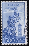 Stamps : Europe : Italy :  Torre del Campidoglio	