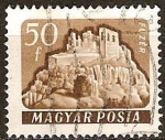 Stamps Hungary -  castillo-Füzér