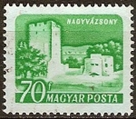 Stamps Hungary -  castillo-Nagyvázsony