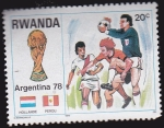 Sellos de Africa - Rwanda -  argentina 78