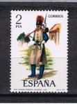 Stamps Spain -  Edifil  2382  Uniformes militares.  