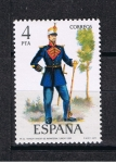 Stamps Spain -  Edifil  2384  Uniformes militares.  