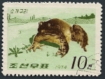 Stamps North Korea -  Anfibios - Sapo