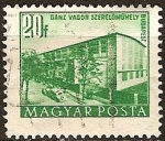 Stamps Hungary -  Taller del Ferrocarril(Budapest).