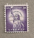 Sellos de America - Estados Unidos -  Estatua de la libertad