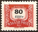 Stamps Hungary -  portes debidos