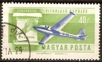 Stamps Hungary -  Planeador Lilienthal y el diseño de 1898