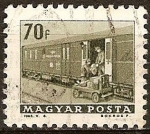 Stamps Hungary -  Vagones de ferrocarril electrónico
