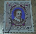 Stamps : Europe : Croatia :  400TH ANNIVERSARY SINCE THE BIRTH OF IVAN BUNIC VUCIC 