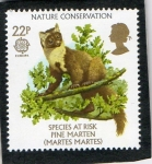 Stamps : Europe : United_Kingdom :  1223- EUROPA  CEPT.  PROTCCION DE LA NATURALEZA. 