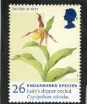Stamps : Europe : United_Kingdom :  Yvert: 2012- FLORA Y FAUNA . ESPECIES EN EXTINCION.
