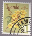 Sellos del Mundo : Africa : Uganda : flores