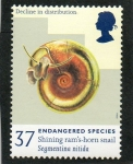 Stamps United Kingdom -  Yvert: 2014- FLORA Y FAUNA.  ESPECIES EN EXTINCION. 