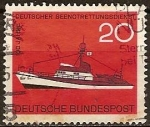 Stamps Germany -  100 años de servicio alemán de rescate