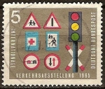 Stamps Germany -  exposición internacional de transporte  1965