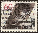 Stamps Germany -  Egon Erwin Kish periodista 1885-1948