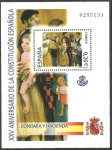 Stamps Spain -  4043 - XXV anivº de la constitución española, economía y hacienda