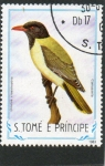 Stamps : Africa : S�o_Tom�_and_Pr�ncipe :  AVES.  ORIOLUS  CRASSIROTRIS