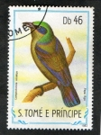 Stamps S�o Tom� and Pr�ncipe -  AVES.  LAMPROTORNIS  ORNATUS