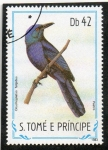 Stamps Africa - S�o Tom� and Pr�ncipe -  AVES.  ONYCHOGNATUS  FULGIDUS.