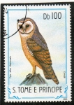 Stamps S�o Tom� and Pr�ncipe -  AVES.  TYTO  ALBA  THOMENSIS.
