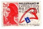Stamps France -  exposicion filatelica