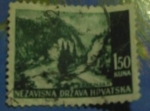 Stamps Croatia -  segunda guerra mundial 