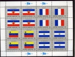 Stamps America - ONU -  Banderas