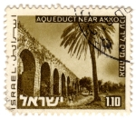 Sellos de Asia - Israel -  acuaducto near akko