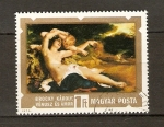 Stamps Hungary -  VENUS  Y  CUPIDO