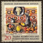 Sellos de Europa - Alemania -  obras de pinturas rusas y soviéticas (DDR)